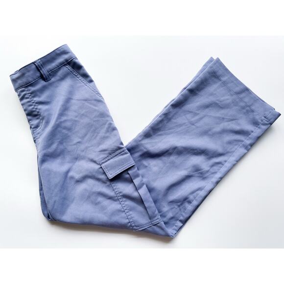 Women's Divided Loose Fit Blue Cargo Pants SIze 2 - Picture 2 of 9
